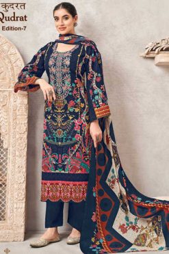 Alok Qudrat Vol 7 Cotton Salwar Suit Catalog 8 Pcs