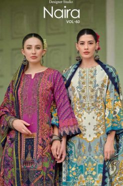 Belliza Naira Vol 60 Cotton Salwar Suit Catalog 8 Pcs