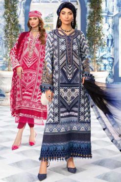 Deepsy Maria B M Prints 24 Vol 2 Chiffon Cotton Salwar Suit Catalog 7 Pcs