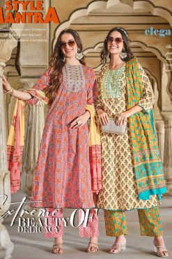 Passion Tree Ethnic Touch Vol 2 Kurti with Dupatta Bottom Cotton Catalog 7 Pcs