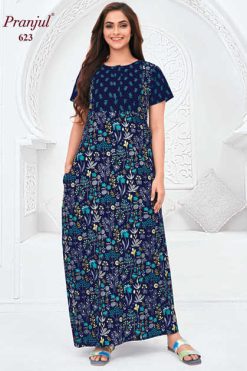 Pranjul Pragati Vol 10 A Nighty Wholesale Catalog 10 Pcs XL