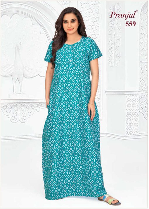 Pranjul Pragati Vol 10 C Nighty Wholesale Catalog 10 Pcs XL 10 510x714 - Pranjul Pragati Vol 10 C Nighty Wholesale Catalog 10 Pcs XL