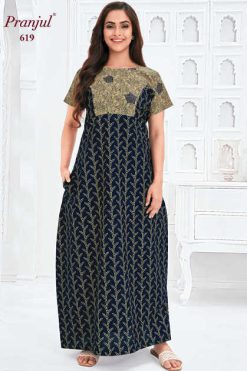 Pranjul Pragati Vol 10 E Nighty Wholesale Catalog 10 Pcs 2XL