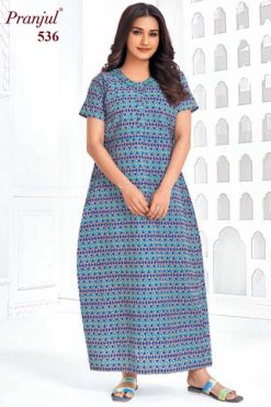 Pranjul Pragati Vol 10 E Nighty Wholesale Catalog 10 Pcs XL