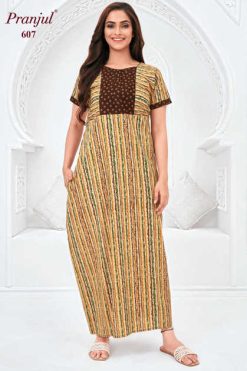 Pranjul Pragati Vol 10 F Nighty Wholesale Catalog 10 Pcs 2XL