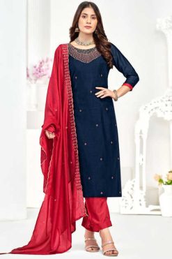 Vishnu Ibaadat Silk Salwar Suit Catalog 12 Pcs