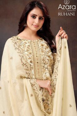 Azara Ruhani Cotton Salwar Suit Catalog 4 Pcs