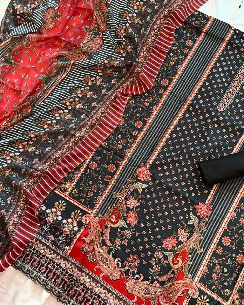 Meraki The Heritage Shop Lawn Salwar Suit Catalog 6 Pcs - Image 2