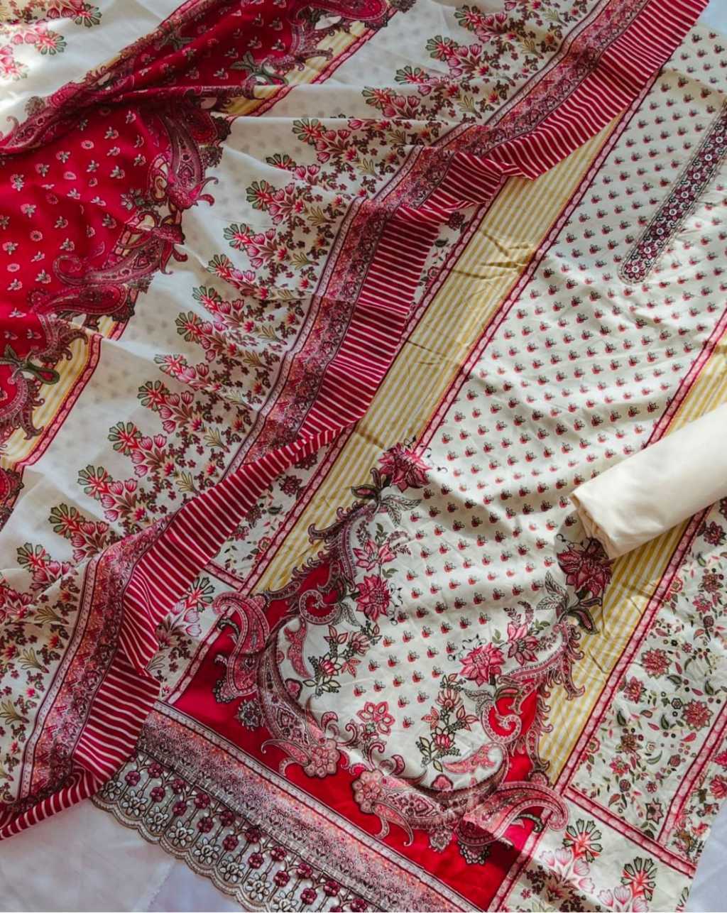 Meraki The Heritage Shop Lawn Salwar Suit Catalog 6 Pcs - Image 3