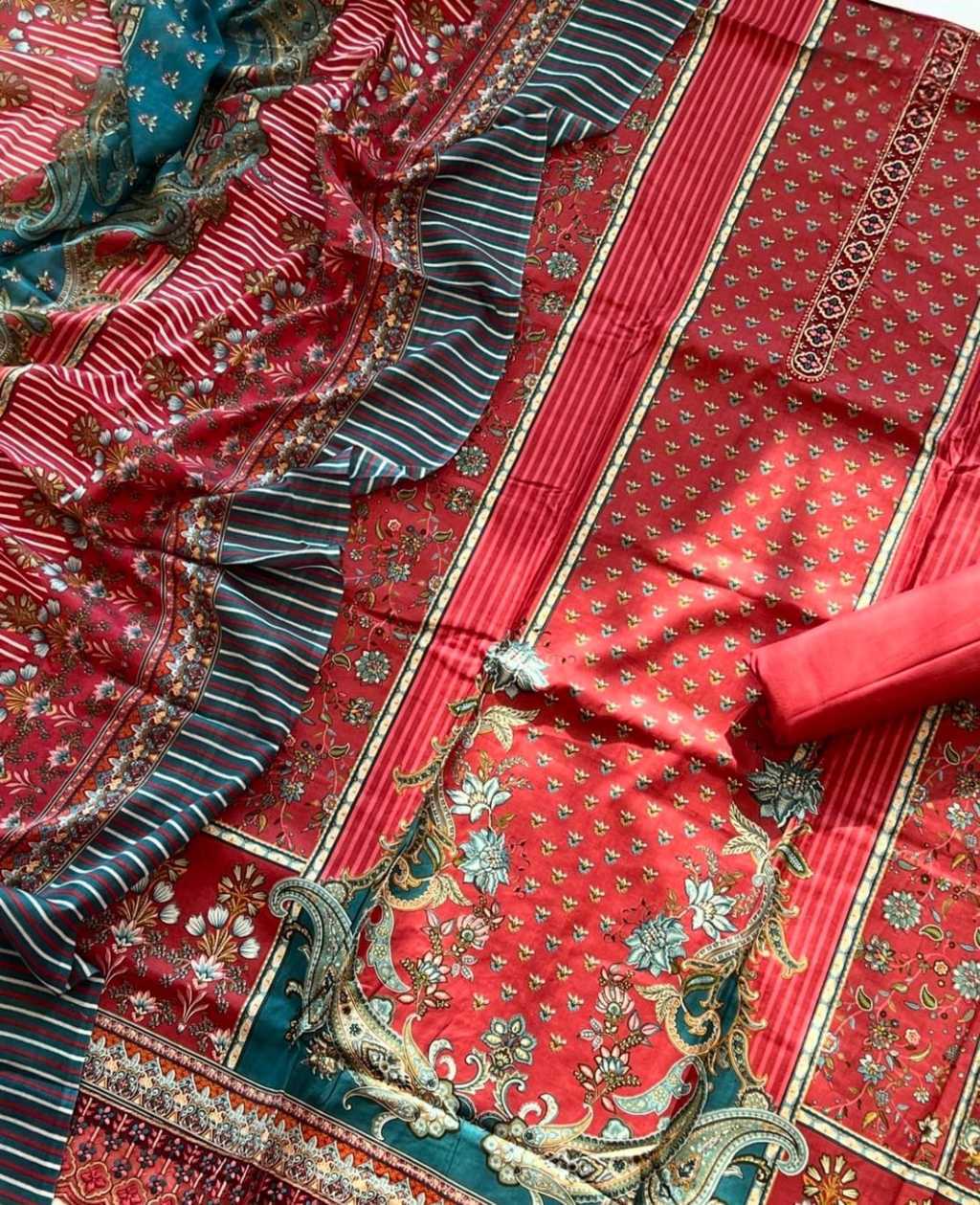 Meraki The Heritage Shop Lawn Salwar Suit Catalog 6 Pcs - Image 7