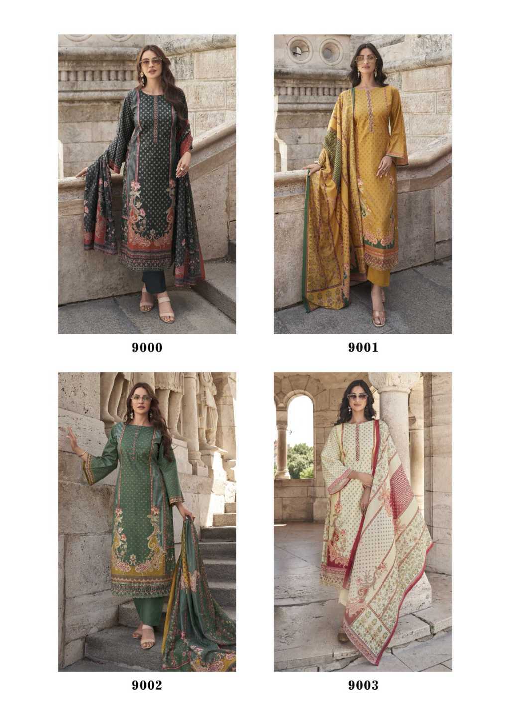 Meraki The Heritage Shop Lawn Salwar Suit Catalog 6 Pcs - Image 8