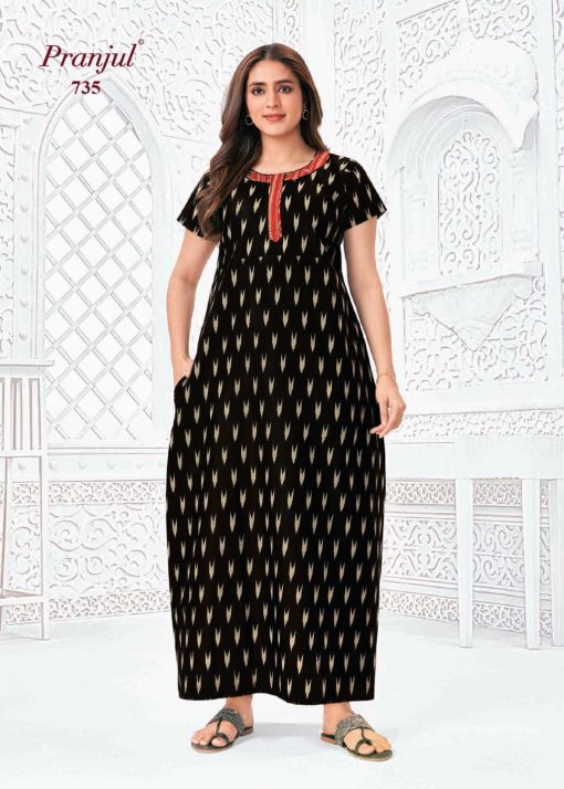 Pranjul Pragati Vol 7 D Nighty Wholesale Catalog 10 Pcs L 6 510x714 - Pranjul Pragati Vol 7 D Nighty Wholesale Catalog 10 Pcs L