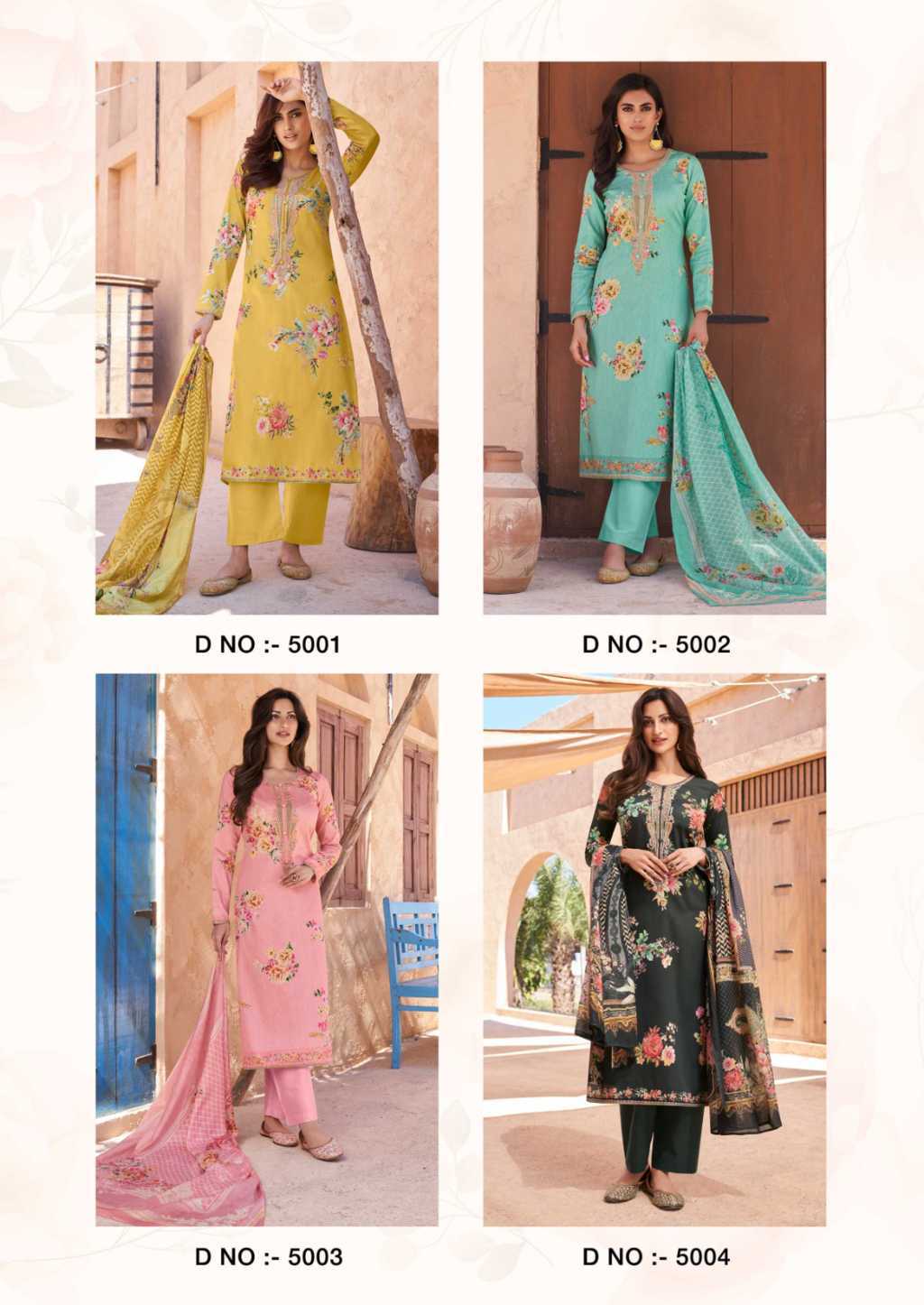 Aarke The Hermitage Shop Viscose Salwar Suit Catalog 6 Pcs - Image 19