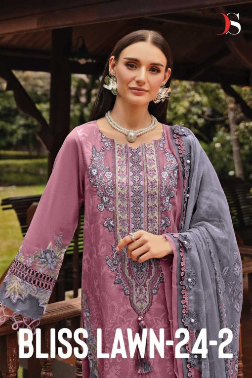 Deepsy Bliss Lawn 24 Vol 2 Salwar Suit Catalog 8 Pcs 1 510x765 - Deepsy Bliss Lawn 24 Vol 2 Chiffon Cotton Salwar Suit Catalog 8 Pcs