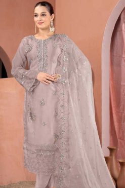 Bilqis B 100 A-D Organza Salwar Suit Catalog 4 Pcs