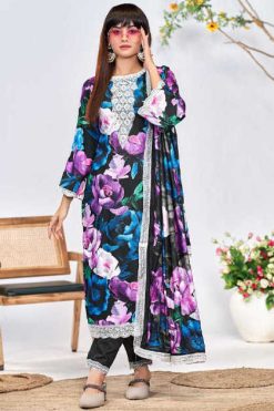 Kashmiri Garden by The Hermitage Shop Viscose Salwar Suit Catalog 6 Pcs