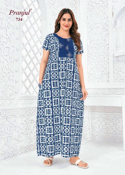 Pranjul Pragati Vol 7 A Nighty Wholesale Catalog 10 Pcs XL 5 510x714 - Pranjul Pragati Vol 7 A Nighty Wholesale Catalog 10 Pcs XL