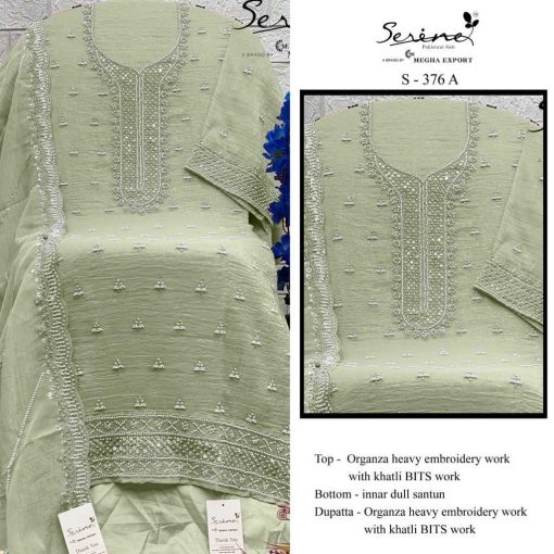 Serene S 376 A D Organza Salwar Suit Catalog 4 Pcs 1 510x510 - Serene S 376 A-D Organza Salwar Suit Catalog 4 Pcs