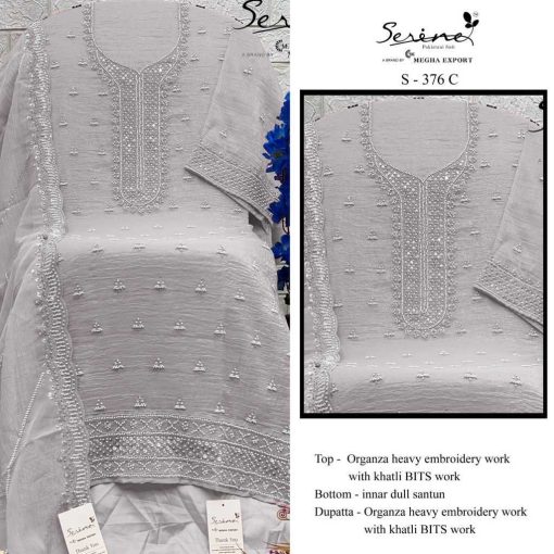 Serene S 376 A D Organza Salwar Suit Catalog 4 Pcs 3 510x510 - Serene S 376 A-D Organza Salwar Suit Catalog 4 Pcs
