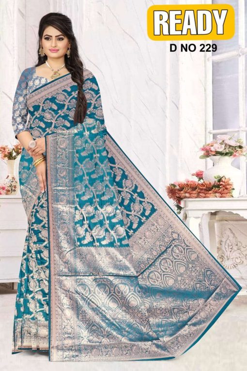 9Star Fashion Ravina Vol 4 Banarasi Silk Saree Sari Catalog 6 Pcs 1 510x765 - 9Star Fashion Ravina Vol 4 Banarasi Silk Saree Sari Catalog 6 Pcs