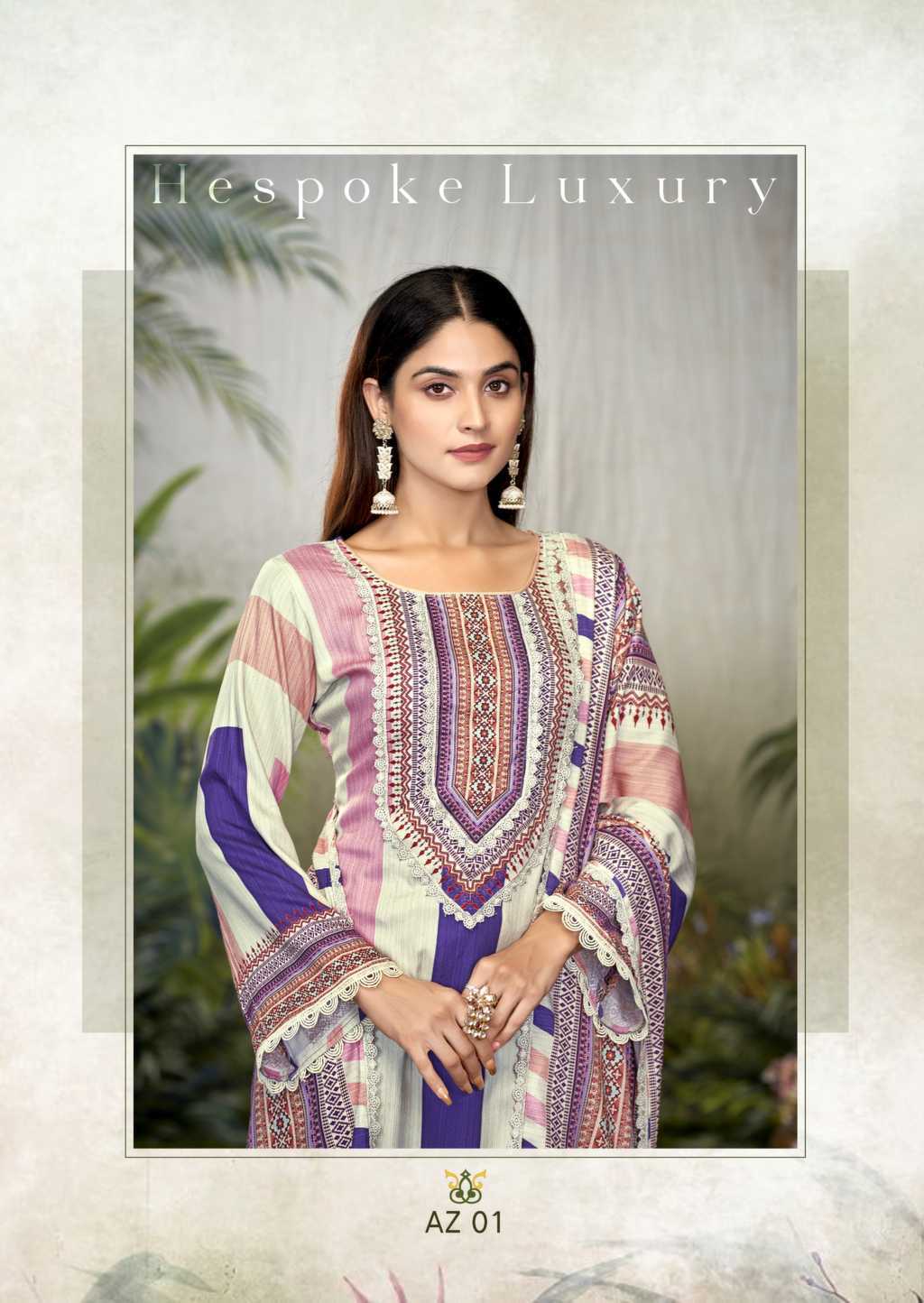 Azaa Vol 2 by The Hermitage Shop Viscose Salwar Suit Catalog 6 Pcs - Image 4