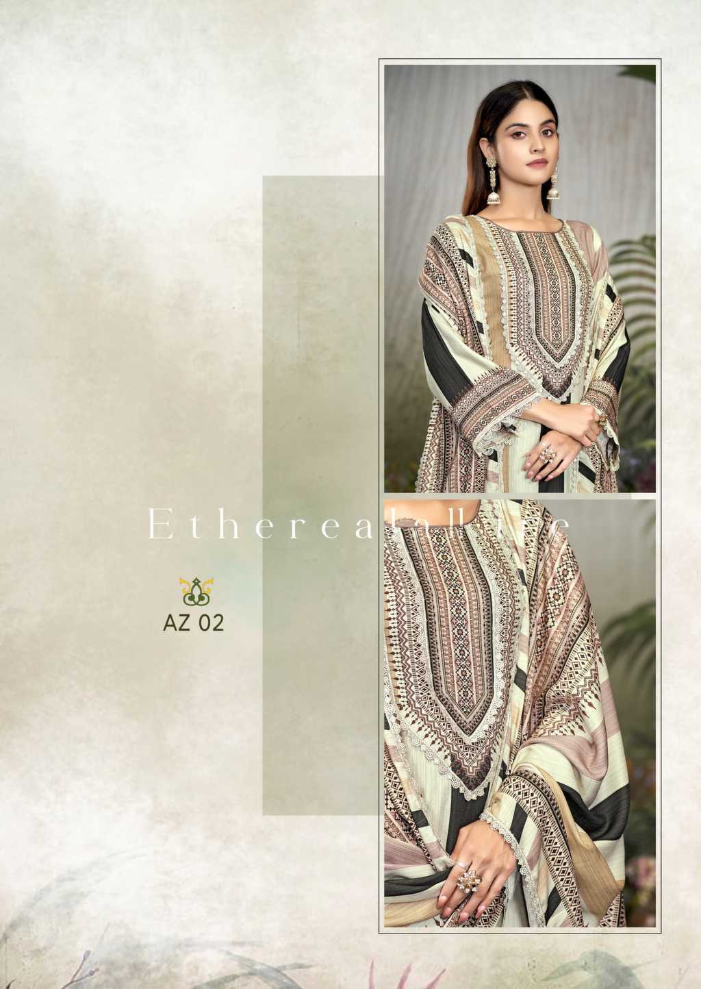 Azaa Vol 2 by The Hermitage Shop Viscose Salwar Suit Catalog 6 Pcs - Image 6