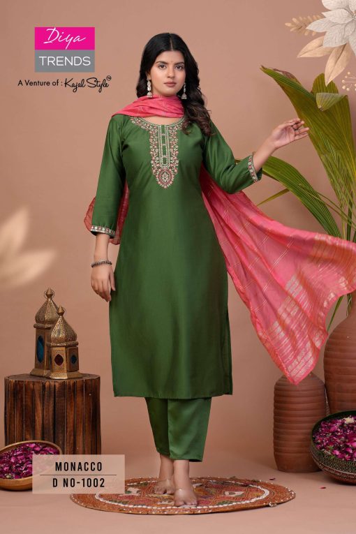 Diya Trends Monacco Vol 1 by Kajal Style Silk Kurti with Dupatta Bottom Catalog 8 Pcs 4 510x765 - Diya Trends Monacco Vol 1 by Kajal Style Silk Kurti with Dupatta Bottom Catalog 8 Pcs