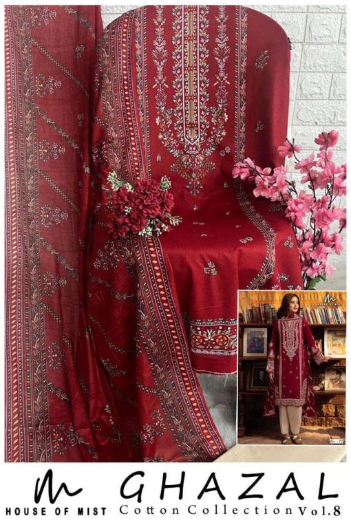 Ghazal Cotton Collection Vol 8 Salwar Suit Catalog 6 Pcs 10 510x766 - Ghazal Cotton Collection Vol 8 Salwar Suit Catalog 6 Pcs