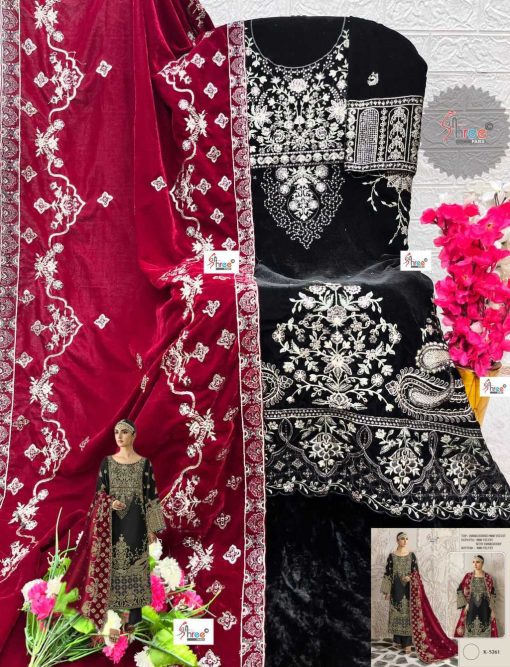 Shree Fabs K 5261 A D Velvet Salwar Suit Catalog 4 Pcs 7 510x667 - Shree Fabs K 5261 A-D Velvet Salwar Suit Catalog 4 Pcs