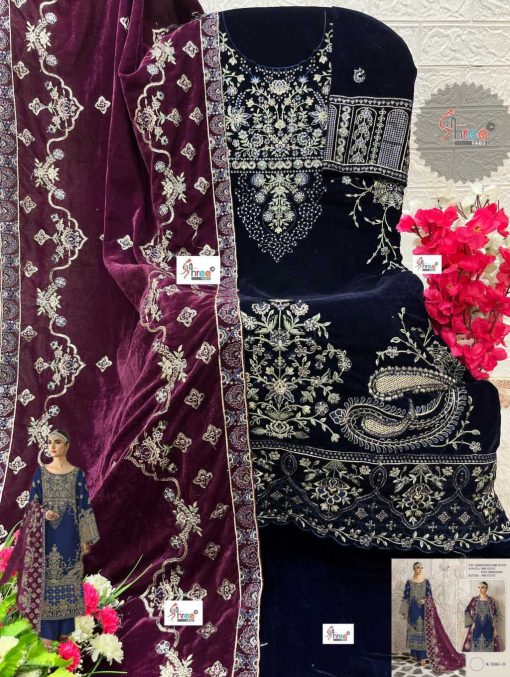 Shree Fabs K 5261 A D Velvet Salwar Suit Catalog 4 Pcs 8 510x677 - Shree Fabs K 5261 A-D Velvet Salwar Suit Catalog 4 Pcs
