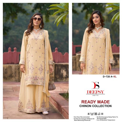 Deepsy DN 720 A D Readymade Chinon Salwar Suit Catalog 4 Pcs 1 510x510 - Deepsy DN 720 A-D Readymade Chinon Salwar Suit Catalog 4 Pcs