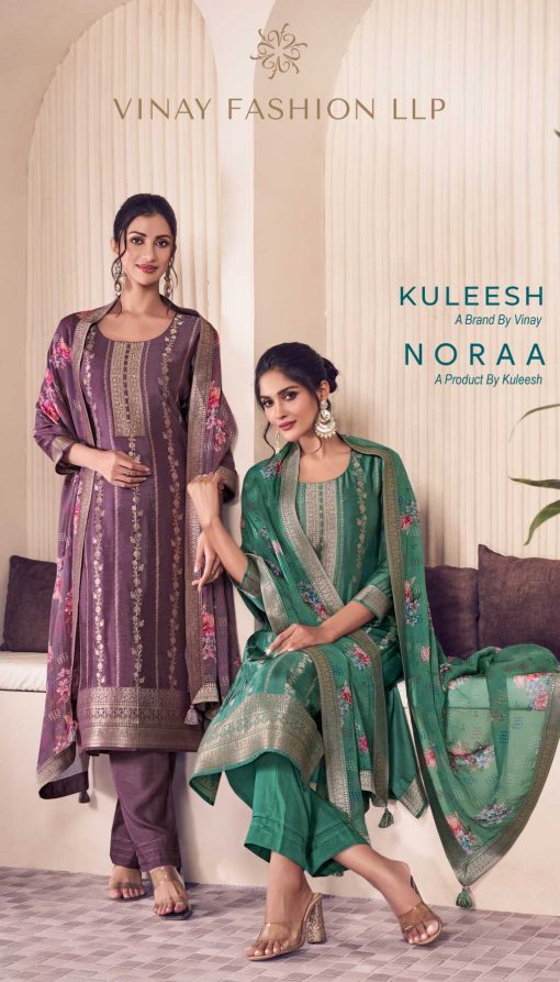 Kuleesh Noraa by Vinay Silk Salwar Suit Catalog 4 Pcs 1 510x893 - Kuleesh Noraa by Vinay Silk Salwar Suit Catalog 4 Pcs