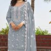 Motifz DN 1108 Organza Readymade Salwar Suit Catalog 4 Pcs