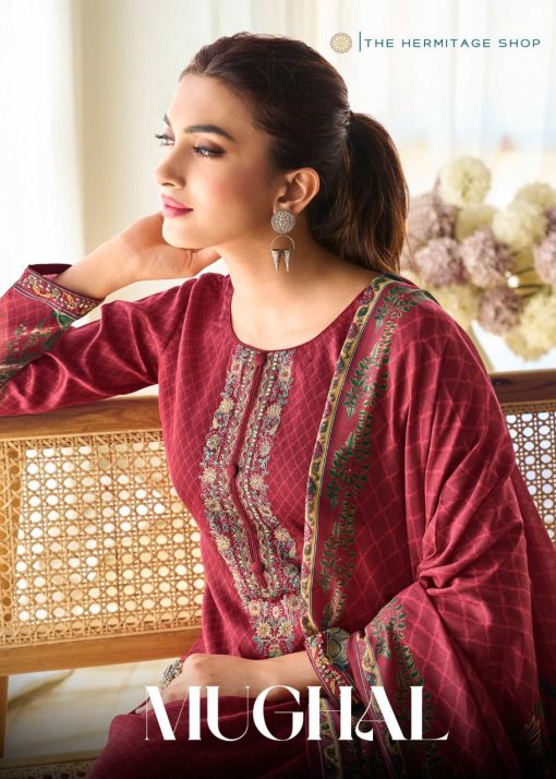 Mughal by The Hermitage Shop Cotton Salwar Suit Catalog 4 Pcs 1 510x714 - Mughal by The Hermitage Shop Cotton Salwar Suit Catalog 4 Pcs