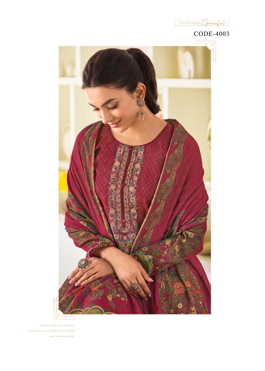 Mughal by The Hermitage Shop Cotton Salwar Suit Catalog 4 Pcs - Image 6