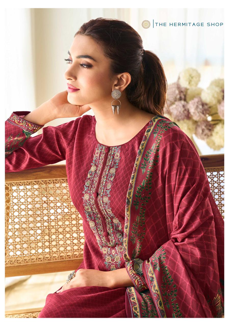Mughal by The Hermitage Shop Cotton Salwar Suit Catalog 4 Pcs - Image 12