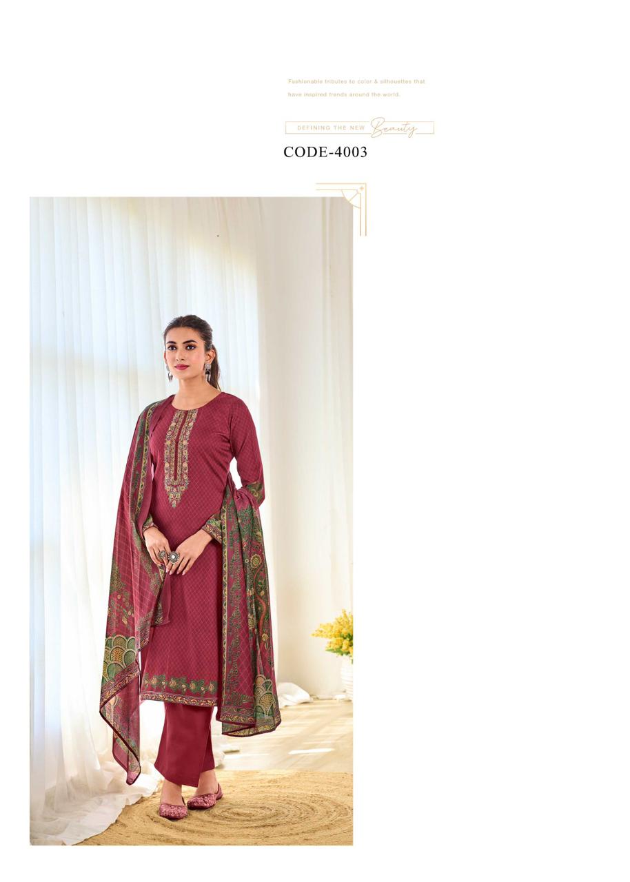 Mughal by The Hermitage Shop Cotton Salwar Suit Catalog 4 Pcs - Image 9