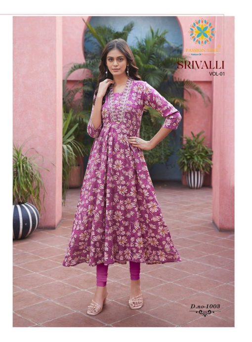 Passion Tree Srivalli Vol 1 Rayon Kurti Catalog 8 Pcs 5 510x692 - Passion Tree Srivalli Vol 1 Rayon Kurti Catalog 8 Pcs