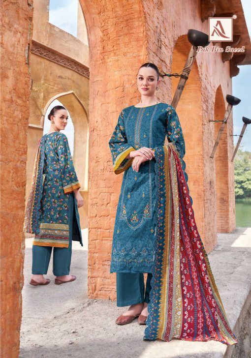 Alok Pak Bin Saeed Cotton Salwar Suit Catalog 6 Pcs 11 510x728 - Alok Pak Bin Saeed Cotton Salwar Suit Catalog 6 Pcs