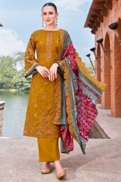 Alok Pak Bin Saeed Cotton Salwar Suit Catalog 6 Pcs
