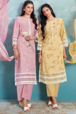 Belliza Flamingo Cotton Salwar Suit Catalog 6 Pcs