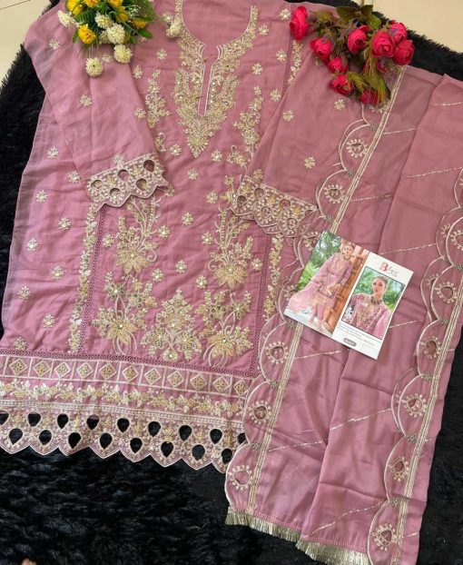 Bilqis B 134 A D Georgette Salwar Suit Catalog 4 Pcs 4 510x622 - Bilqis B 134 A-D Georgette Salwar Suit Catalog 4 Pcs