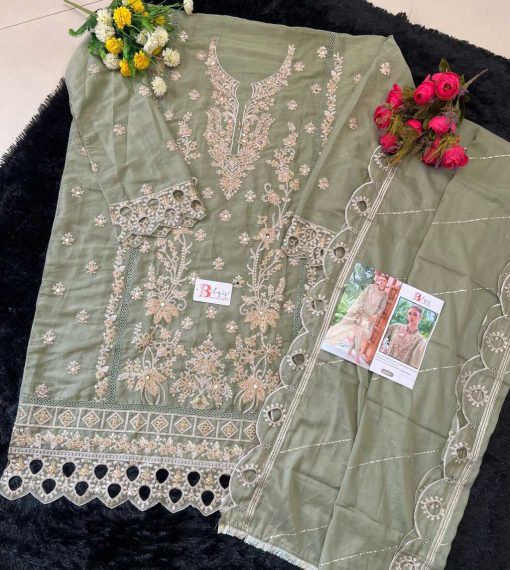 Bilqis B 134 A D Georgette Salwar Suit Catalog 4 Pcs 6 510x570 - Bilqis B 134 A-D Georgette Salwar Suit Catalog 4 Pcs