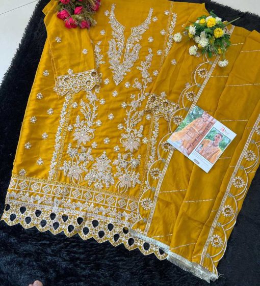 Bilqis B 134 A D Georgette Salwar Suit Catalog 4 Pcs 8 510x562 - Bilqis B 134 A-D Georgette Salwar Suit Catalog 4 Pcs