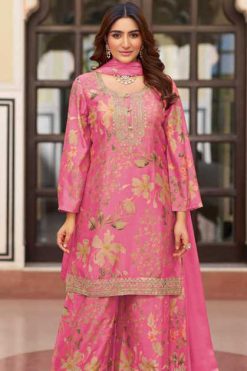 Deepsy DN 726 A-D Readymade Chinon Salwar Suit Catalog 4 Pcs