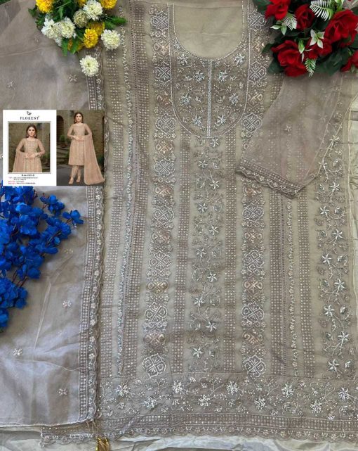 Florent DN 1023 A D Organza Salwar Suit Catalog 4 Pcs 6 510x641 - Florent DN 1023 A-D Organza Salwar Suit Catalog 4 Pcs
