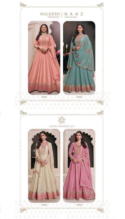 Kuleesh Naaz by Vinay Silk Salwar Suit Catalog 4 Pcs 10 510x893 - Kuleesh Naaz by Vinay Silk Salwar Suit Catalog 4 Pcs
