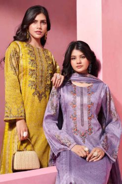 Mumtaz Arts Gulbagh Satin Salwar Suit Catalog 6 Pcs