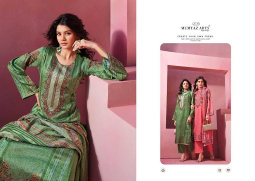 Mumtaz Arts Gulbagh Satin Salwar Suit Catalog 6 Pcs 3 510x362 - Mumtaz Arts Gulbagh Satin Salwar Suit Catalog 6 Pcs