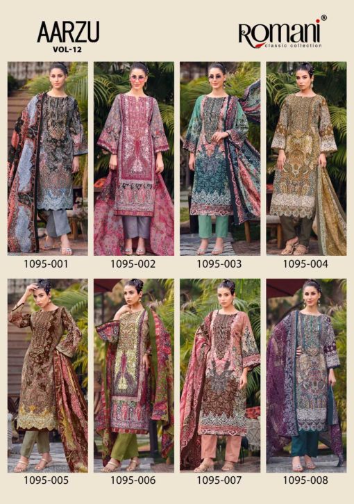 Romani Aarzu Vol 12 Cotton Salwar Suit Catalog 8 Pcs 12 510x725 - Romani Aarzu Vol 12 Cotton Salwar Suit Catalog 8 Pcs